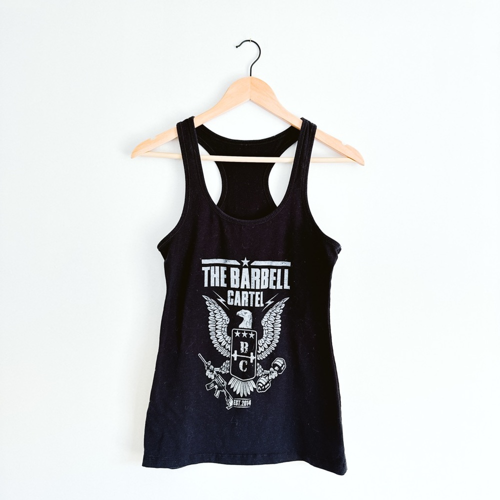 The Barbell Cartel Women’s Black Gym Tank Top - Size Small